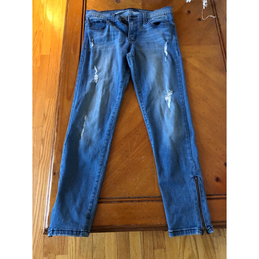 Blue jeggings